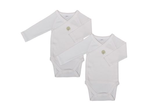 Lot de 2 Bodys coton bio Body Eveil & Nature 100% Coton bio. Manches longues. Ouverture par l'avant avec boutons pressions Facile à enfile. Existe plusieurs couleurs et tailles Lavable en machine 40°