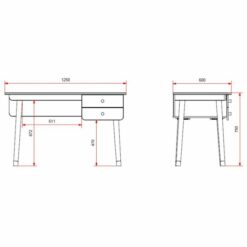 BILLY BUREAU BLANC 1