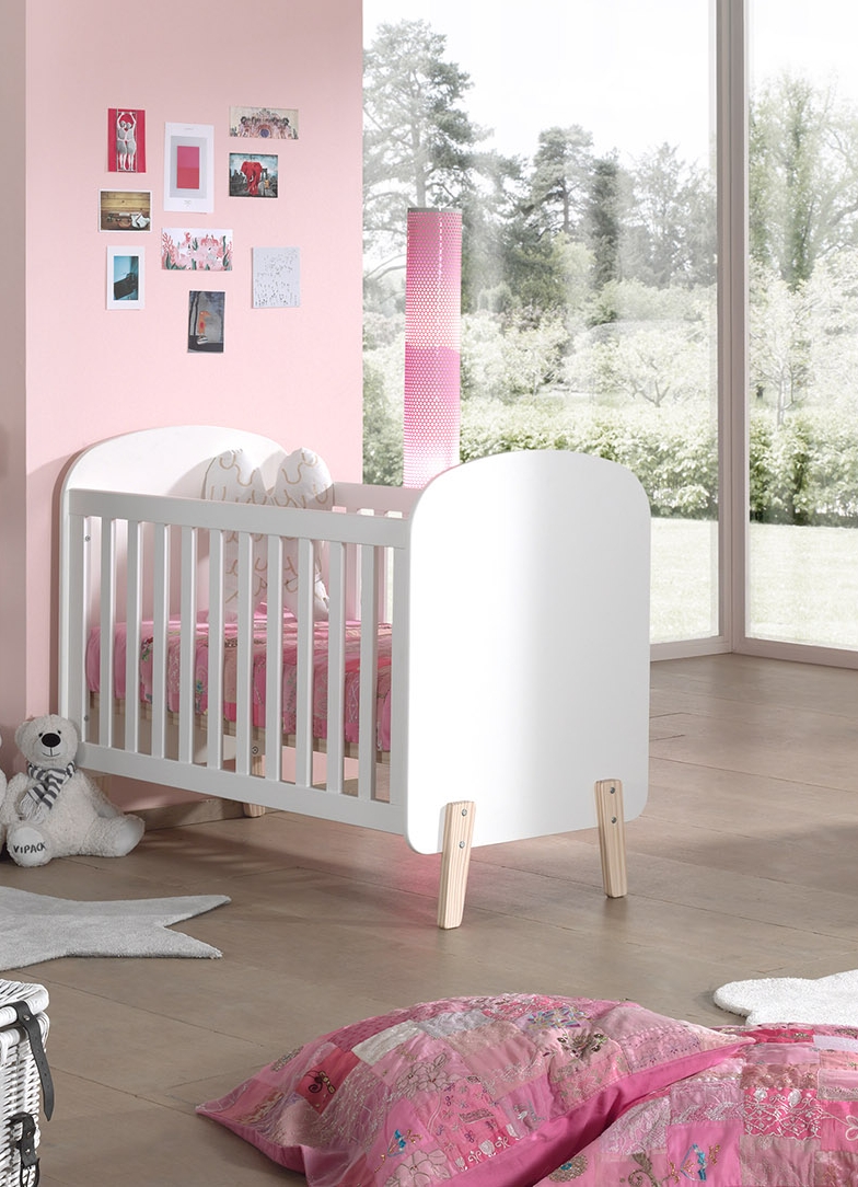 lit bébé Lit Bébé Kiddy 60x120Cm Blanc : Un havre de douceur pour votre petit ange