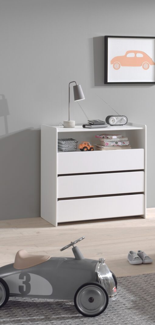 KIDDY COMMODE 3 TIROIRS BLANC – Image 3