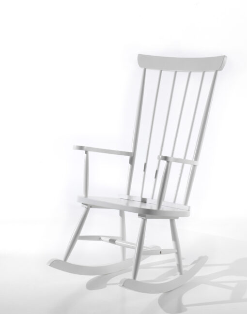 ROCKY CHAISE A BASCULE BLANC 1