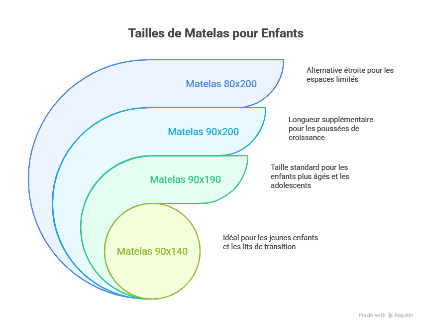 Guide des Dimensions de Matelas pour Bébés et Enfants : Du 60x120 au 90x200