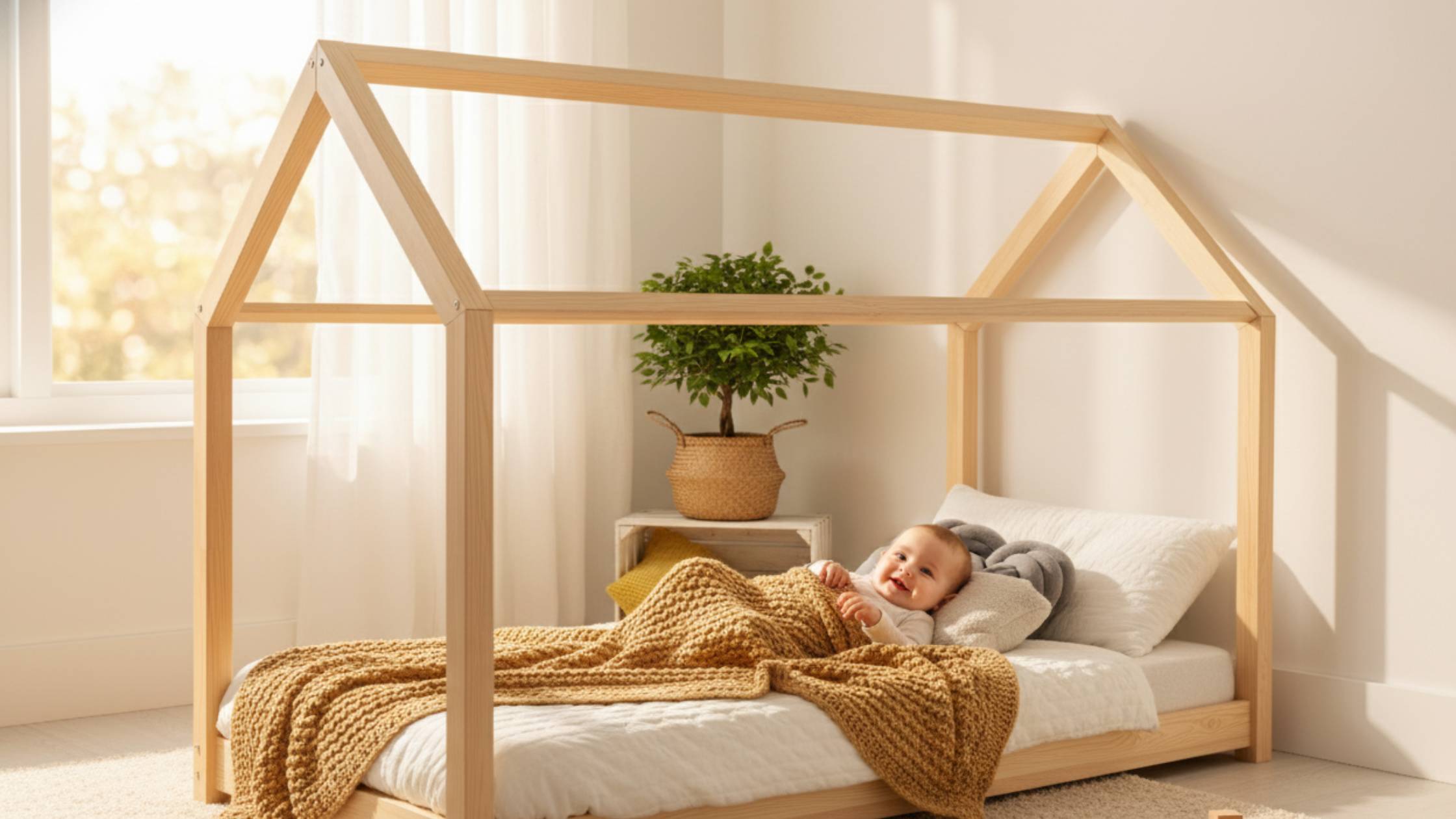 Lit Montessori : Guide Complet & Sélection 2025 8 lit montessori bebe 18 mois matelas au sol chambre securisee